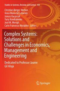 Seller image for Complex Systems: Solutions and Challenges in Economics, Management and Engineering for sale by moluna