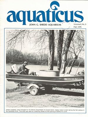 Imagen del vendedor de aquaticus - Vol. 8, No. 3, Fall 1976 a la venta por Schueling Buchkurier
