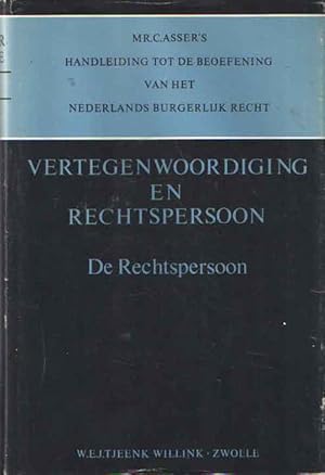 Handleiding tot de beoefening van het Nederlands Burgerlijk Recht, Vertegenwoordiging en rechtspe...