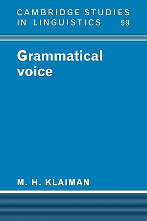 Seller image for Grammatical Voice for sale by moluna