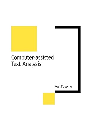 Immagine del venditore per Computer-assisted Text Analysis venduto da moluna