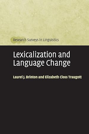 Image du vendeur pour Lexicalization and Language Change mis en vente par moluna