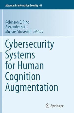Bild des Verkufers fr Cybersecurity Systems for Human Cognition Augmentation zum Verkauf von moluna