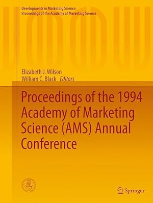 Imagen del vendedor de Proceedings of the 1994 Academy of Marketing Science (AMS) Annual Conference a la venta por moluna