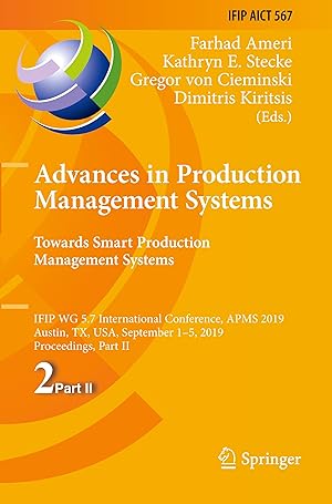 Seller image for Advances in Production Management Systems. Towards Smart Production Management Systems for sale by moluna