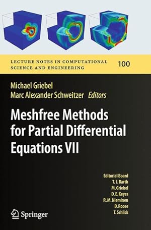 Bild des Verkufers fr Meshfree Methods for Partial Differential Equations VII zum Verkauf von moluna
