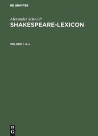 Bild des Verkufers fr Shakespeare-Lexicon, 2 Teile zum Verkauf von moluna