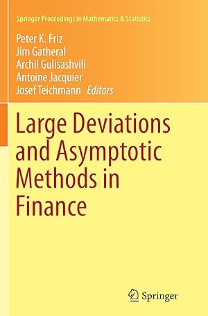 Bild des Verkufers fr Large Deviations and Asymptotic Methods in Finance zum Verkauf von moluna