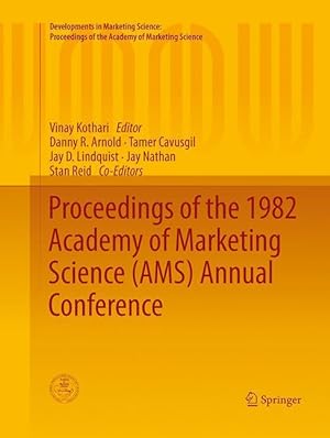 Seller image for Proceedings of the 1982 Academy of Marketing Science (AMS) Annual Conference for sale by moluna