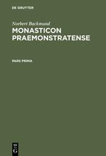 Seller image for Monasticon Praemonstratense, 2 Teile for sale by moluna