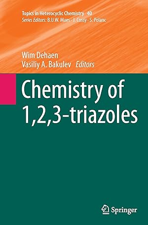 Imagen del vendedor de Chemistry of 1,2,3-triazoles a la venta por moluna