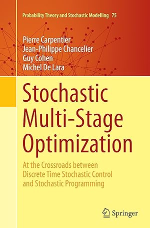 Bild des Verkufers fr Stochastic Multi-Stage Optimization zum Verkauf von moluna