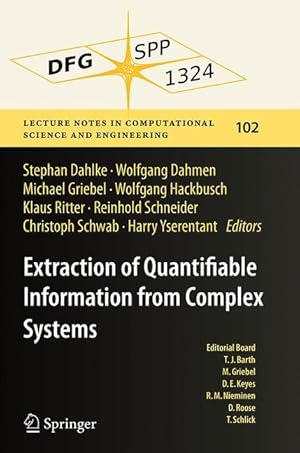 Seller image for Extraction of Quantifiable Information from Complex Systems for sale by moluna