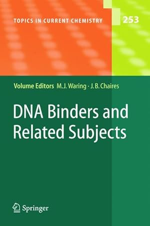 Imagen del vendedor de DNA Binders and Related Subjects a la venta por moluna