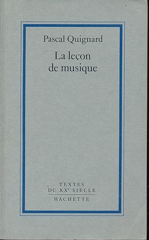 Seller image for La leon de musique for sale by LIBRAIRIE GIL-ARTGIL SARL