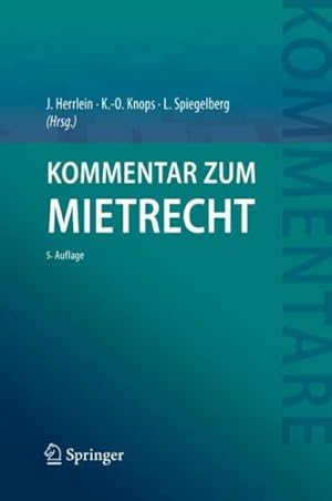 Imagen del vendedor de Mietrecht -Language: german a la venta por GreatBookPricesUK