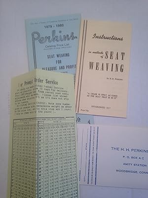 H. H. PERKINS COMPANY WOODBRIDGE CONNECTICUT SMALL ADVERTISING LOT.