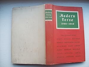 Bild des Verkufers fr Modern Verse 1900-1940 zum Verkauf von Tony Earl Books