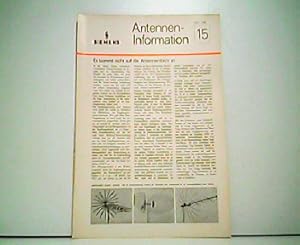 Image du vendeur pour Siemens Antennen-Information Nr. 15 - Sept. 1968. mis en vente par Antiquariat Kirchheim