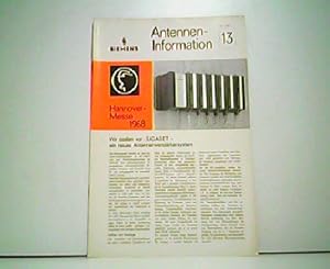 Image du vendeur pour Siemens Antennen-Information Nr. 13 - Mai 1968. mis en vente par Antiquariat Kirchheim