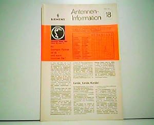 Image du vendeur pour Siemens Antennen-Information Nr. 18 - Mrz 1969. mis en vente par Antiquariat Kirchheim