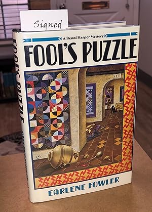 Fool's Puzzle: A Benni Harper Mystery - signed first edition