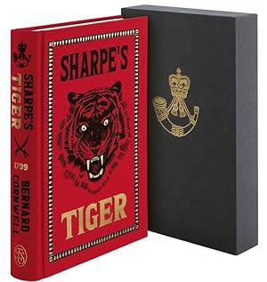 Image du vendeur pour Sharpe's Tiger. Richard Sharpe and the Siege of Seringapatam, 1799. Introduced by the Author. Illustrated by Douglas Smith. [Limited DeLuxe Edition.] SIGNED BY THE AUTHOR: 250 COPIES WERE PRINTED mis en vente par Island Books