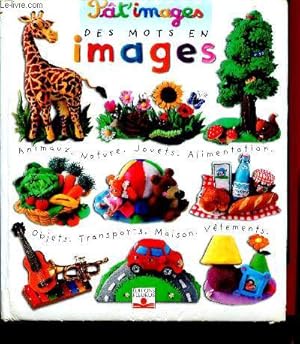 Image du vendeur pour Pt'images des mots en images - Animaux - Nature - Alimentation - Jouet -Objets - Transports - Maison- Vtements mis en vente par Le-Livre