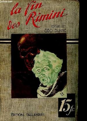 Seller image for La fin des Rimini for sale by Le-Livre