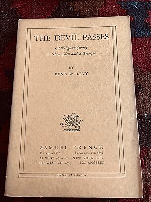 Bild des Verkufers fr The Devil Passes: A Religious Comedy in Three Acts and a Prologue zum Verkauf von Cream Petal Goods