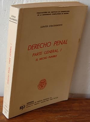 Image du vendeur pour DERECHO PENAL. Parte General, I El Hecho Puniblel. mis en vente par EL RINCN ESCRITO