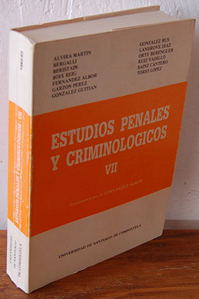 Bild des Verkufers fr ESTUDIOS PENALES Y CRIMINOLGICOSVII zum Verkauf von EL RINCN ESCRITO