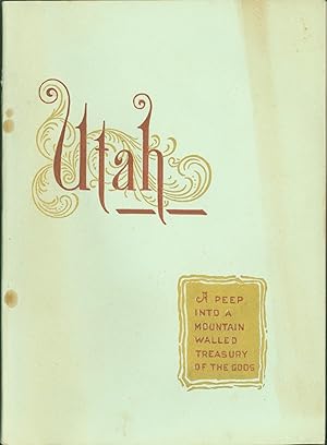 Seller image for Utah: A Peep into a Mountain Walled Treasury of the Gods for sale by Eureka Books