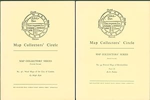 Seller image for Map Collectors' Circle. No. 38: Ward Maps of the City of London; No. 59: Printed Maps of Hertfordshire, Part II (2 issues) for sale by Eureka Books