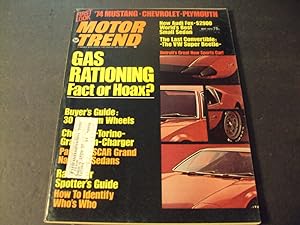 Motor Trend May 1973 Gas Rationing Fact or Hoax, Convertible Super Beetle