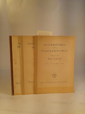 Seller image for Scheinprobleme der Wissenschaft/ Der Kausalbegriff in der Physik/ Determinismus oder Indeterminismus?; 3 Broschuren Vortäge for sale by ANTIQUARIAT Franke BRUDDENBOOKS