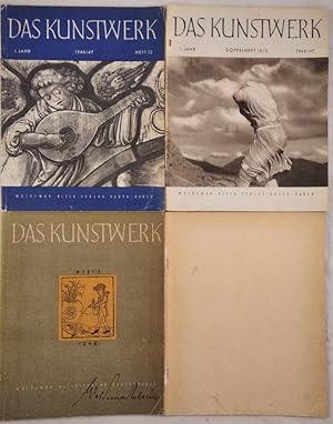 Imagen del vendedor de Das Kunstwerk [Jahrgang 1, Konvolut]. Eine Monatszeitschrift ber alle Gebiet der Bildenden Kunst. a la venta por KULTur-Antiquariat