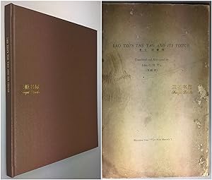 Seller image for Lao Tzu's The Tao and Its Virtue. An Offprint from T'ien Hsia Monthly, Translated into English by John C. H. Wu for sale by Chinese Art Books