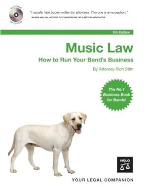 Seller image for Music Law: How to Run Your Band's Business for sale by My Books Store