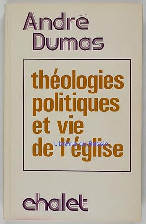 Immagine del venditore per Thologies politiques et vie de l'glise venduto da Librairie du Bassin