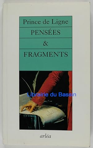 Bild des Verkufers fr Penses & fragments zum Verkauf von Librairie du Bassin