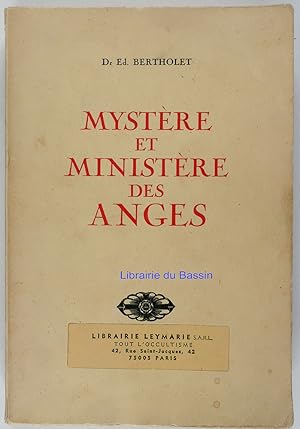 Seller image for Mystre et ministre des anges for sale by Librairie du Bassin