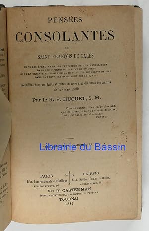 Pensées consolantes de Saint François de Sales