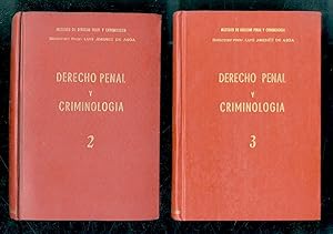 Estudios de Derecho Penal y Criminología. Tomo II - Tomo III.