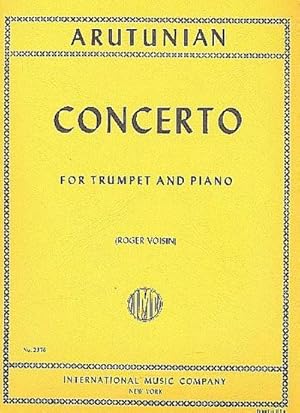 Bild des Verkufers fr Concertofor trumpet and piano zum Verkauf von AHA-BUCH GmbH