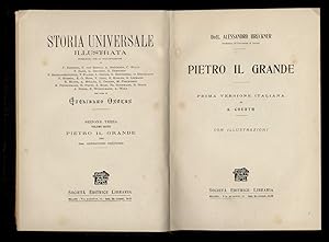 Bild des Verkufers fr Pietro il Grande. Prima versione italiana di A. Courth. zum Verkauf von Libreria Oreste Gozzini snc