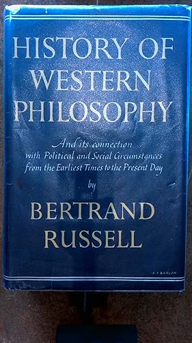 History Western Philosophy by Bertrand Russell, First Edition - AbeBooks