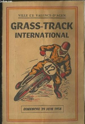 Image du vendeur pour Ville de Valence-d'Agen : Grass-track international dimanche 29 juin 1958 mis en vente par Le-Livre