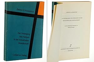 Bild des Verkufers fr Der Untergang des Heiligen in der industriellen Gesellschaft. zum Verkauf von Antiquariat Lehmann-Dronke