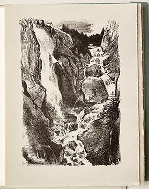 Bild des Verkufers fr Die Alpen - Les Alpes. 16 Originallithographien - 16 lithographies originales de Victor Surbek. zum Verkauf von Versand-Antiquariat Rainer Richner